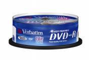 VERBATIM 43561 DVD-R Spindle 4.7GB 1-16x print glossy 25 Pcs