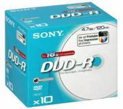 SONY 10DMR47BI DVD-R Jewel Case 4.7GB, 10 pce