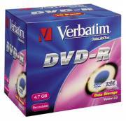 VERBATIM 43129 DVD-R Jewel 4.7GB 1-8x print authoring 10 Pcs