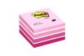 POST-IT 2028-P Cube 76x76mm pink/450 feuilles