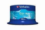 VERBATIM 43351 CD-R Spindle 80MIN/700MB 52x DataLife 50 Pcs