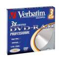 VERBATIM 43499 DVD-RAM Slim 4.7GB 3x, 3 Pcs
