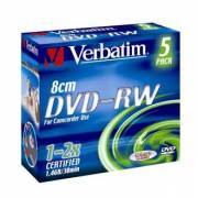VERBATIM 43514 DVD-RW Jewel 1.4GB 1-2x, 8cm, 5 Pcs