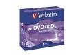 VERBATIM 43541 DVD+R Jewel 8.5GB 8x DL, 5 Pcs