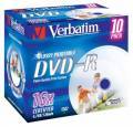 Verbatim 43567 DVD-R JewelCase 4.7GB, 1-16x, print glossy, 10 Pc
