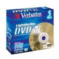 VERBATIM 43575 DVD+R Jewel Case 4.7 GB, 1-16x Light-Scribe, 5 St