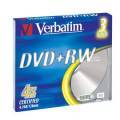 VERBATIM 43636 DVD+RW Slim 4.7GB 4x 3 Pcs