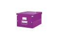 LEITZ 6044-00-62 Click & Store Box de range. A4 pliante violet