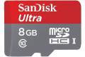 SANDISK 80065 Ultra Photo microSDHC 8GB SDSDQUIN-008G-G4A+SD Ad.