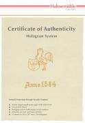 Hahnemhle 10 640 397 Certificates of Authenticity DIN A4, 25 fe