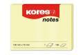 Kores N46100 NOTES 100x75mm jaune, 100 feuilles (12 pack)