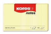 Kores N46125 NOTES 125x75mm gelb, 100 Blatt (12 Pack)