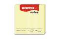 Kores N46075 NOTES 75x75mm jaune, 100 feuilles (12 pack)