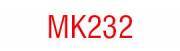 P-touch MK-232BZ Band nicht laminiert rot/weiss 8m x 12 mm