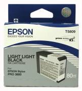 Epson T5809 Tintenpatrone light light black/schwarz (80ml)