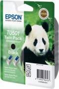 Epson T050142 Tintenpatronen schwarz, Duopack (2xT50140)