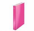 LEITZ 4241-00-23 Classeur  anneaux WOW A4 pink mtallis