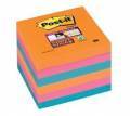 POST-IT 654-6SS-EG Super Sticky Bangkok 76x76mm 3-couleur/90 feu