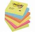 POST-IT 654-6SS-RIO Bloc Super Sticky Rio 5-couleurs, 6x90 flls.