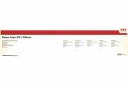 Oki 09004581 Banner Papier 297x1200mm,160g, 40 Blatt