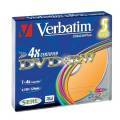 VERBATIM 43297 DVD+RW Slim 4.7GB 4x color 5 Pcs