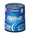 VERBATIM 43551 DVD+R Spindle 4.7GB 1-16x 100 Pcs
