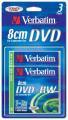 VERBATIM 43593 DVD-RW Jewel 1.46GB 2.4x 8cm 3 Pcs