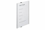 DURABLE 480823 Trschild Info Sign A3 silber, aluminium 297x420m