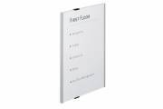 DURABLE 480823 Plaque de porte Info Sign A3 argent, aluminium 29