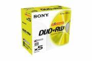 SONY 5DPW120A DVD+RW Jewel Case 4.7GB, 5 Stck