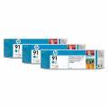 HP C9483A Tintenpatrone 91 cyan 3 Stck