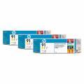 HP C9485A Tintenpatrone 91 yellow 3 Stck