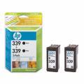 HP C9504EE Ink Cart. No. 339 noir, 2 pce