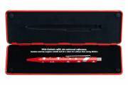 CARAN d'ACHE 849.053 Kugelschreiber Totally Swiss rot/weiss