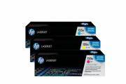 HP CF373AM Original Toner, Tri-Pack, 125A, CYM