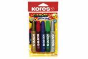 Kores K75000 GLITTERGLUE Colle bricolage 5 couleurs  8ml