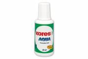 Kores KF69101 AQUA flacon + pinceau blanc  base d'eau 20ml