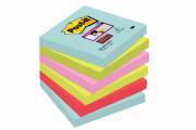 POST-IT 6546SSMIA Super Sticky Notes 76x76mm Miami 4 couleur