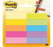 POST-IT 670-10AB-EU Page marker 44.4x12.7mm 10-couleurs, 10x50 f