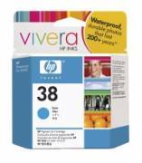 HP C9415A Ink Cartridge No 38, cyan