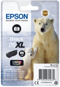 EPSON T263140 Tinte 26XL Eisbr photo schwarz / photo black