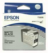 Epson T5808 Encre matte black/noir (80ml)