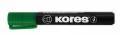 Kores M20935 Permanent Marker 3mm vert (12 piece)