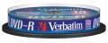 VERBATIM 43523 DVD-R Spindle 4.7GB 1-16x 10 Pcs