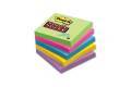 POST-IT 654-12SSUC Bloc Super Sticky 76x76mm 5-couleurs, 12x90 f