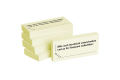 BIZSTIX 1301010110 Notes 'Durchsicht' 75x35mm jaune 5x100