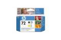 HP C9384A Tete d'impression No 72 noir matte/jaune