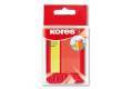 KORES N45122 NOTES INDEX 45x12/22mm, jaune, rouge/2x25 feuil.