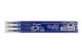 PILOT BLS-FR7-L-S3 Mine FriXion Refill bleu, set  3