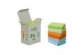 POST-IT 653-1GB Haftnotizen Recycling 38x51mm rainbow 6x100 Blat